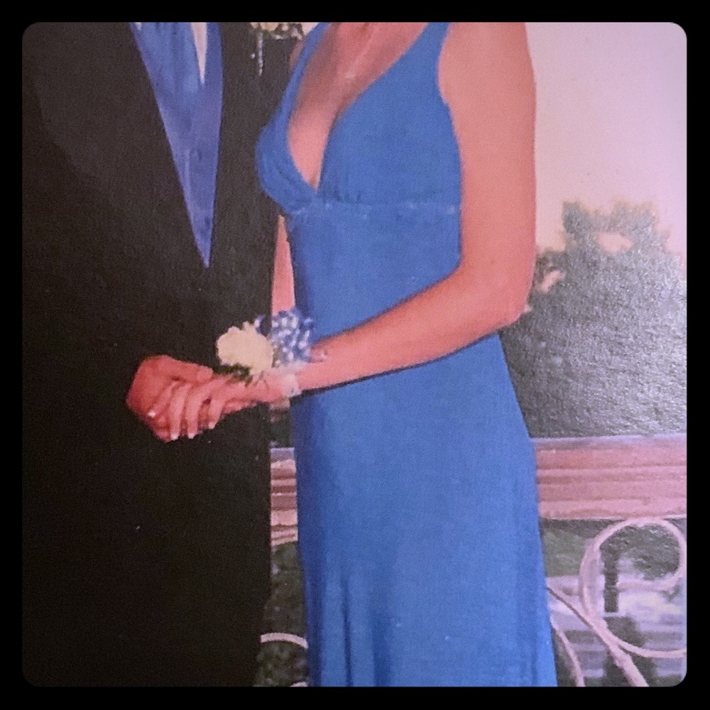 Blue gown